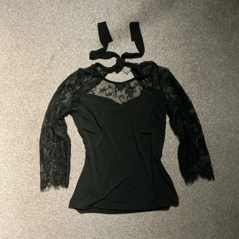 Polyester Lace Top - Picture 1 of 7